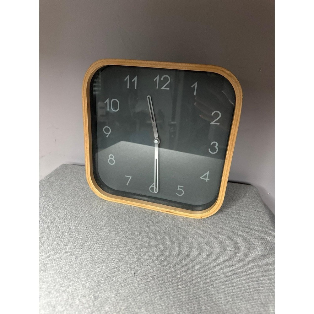 IKEA Piro Wall Clock Rare 90s Wooden Retro Johanna Jehnek Y2K